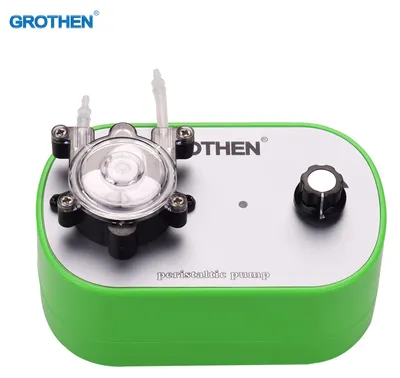 Obrázek produktu pro GROTHEN G728-1 Peristaltické dávkovací čerpadlo s jednou hlavou, plynulou regulací rychlosti, malým hydraulickým zařízením pro akvária, laboratoře, analytiku a domácí použití