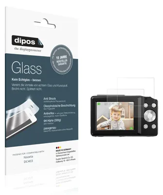 Produktbild von 2x Schutzfolie für Nsoela DC403 matt - Anti-Shock 9H Folie dipos Glass Kunststoffglas