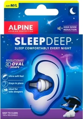 Produktbild von Alpine Electronics SLEEP DEEP špunty do uší 27 dB plast 1 ks