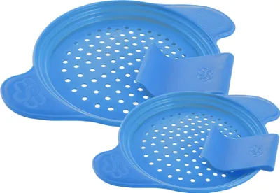 Immagine prodotto di Il miracolo dello spaetzle DUO di Muxel® BLAU L'alternativa alla pressa per spaetzle, all'asse per spaetzle e all'affettatrice per spaetzle - qui in confezione doppia