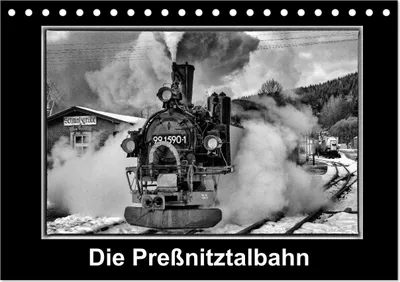 Zdjęcie produktu dla Kolejka Preßnitztalbahn (kalendarz biurkowy 2027, format DIN A5, układ poziomy), kalendarz miesięczny CALVENDO