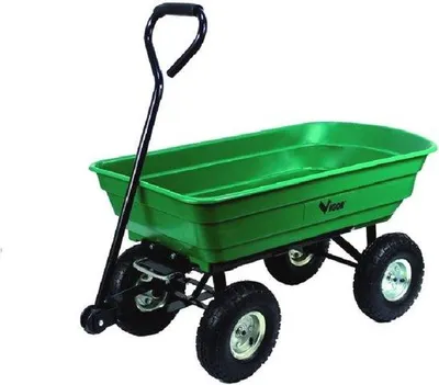 Produktbild von Famanu Transportwagen mit 4 Rädern und Kippfunktion - 80 Liter
