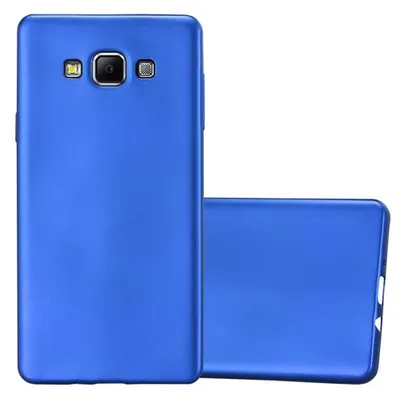 Immagine prodotto di Cadorabo copertura protettiva per Samsung Galaxy A7 2015 caso in blu custodia del telefono cellulare TPU silicone caso di copertura
