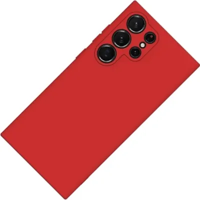 Image de Beline Silicone Case Samsung S23 Ultra S918 Red/Red