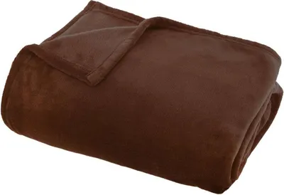 Produktbild von Flanellplaid ollis tonkabraun 180x130cm  - Atmosphera créateur d'intérieur