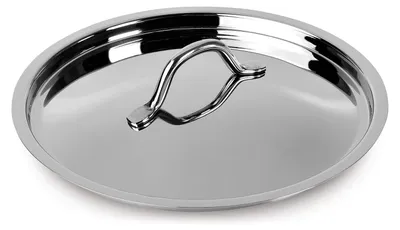 Produktbild von Topfdeckel Pfannendeckel Glasdeckel - 22 cm - Edelstahl - Silber - Spülmaschinenfest