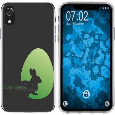 Produktbild von PhoneNatic Case kompatibel mit Apple iPhone Xr Silikon-Hülle Ostern M2
