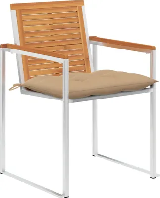 Produktbild von Möbel Gartenstühle - Gartenmöbel - Balkonstuhl 4er-set - multifunktional& Moderne - mit Kissen Massivholz Akazie - Stühle für Garten, Balkon CLORIS1790992