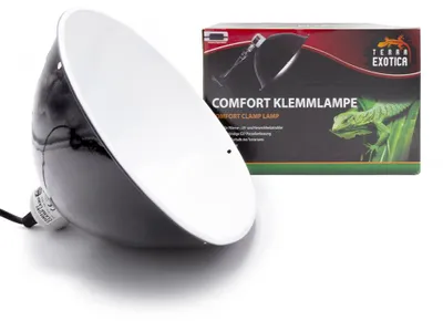 Produktbild von Comfort Klemmlampe Large 25 cm – Terrarien Lampenhalter mit E27 Fassung bis 300 Watt