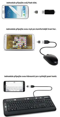 Imagen del producto de Adaptador - MicroUSB a USB