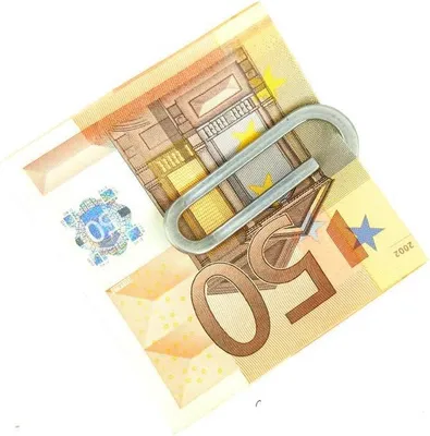 Produktbild von CHPN - Geldklammer - Metall - Geldklammer - Clip - Silberfarben - Büroklammer - Papiergeld aufbewahren - Geldbörse - Briefgeld - Geldklammer