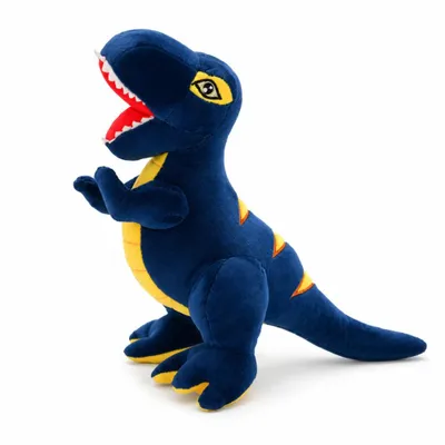 Produktbild von Teilen Wiztex Dinosaurier Plüschtier Blau Dino Kuscheltier 35 cm Stofftier Geschenk für Kinder