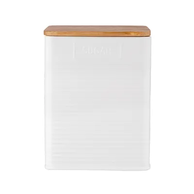 Image de Boîte avec couvercle en bambou Sucre blanc Loft