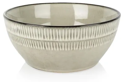 Produktbild von Siaki Collection | Schüssel - Ø 16 cm - Matt - Keramik - Graue Suppenschale 750ml