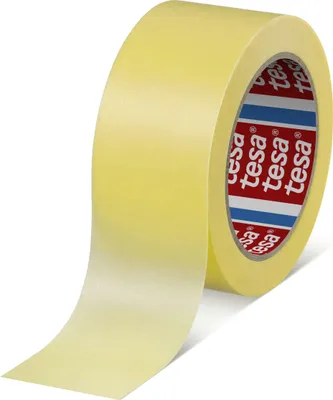 Produktbild von 3 Rollen tesa 4334 Professional Präzisionskrepp PLUS, 50 m x 50 mm, gelb