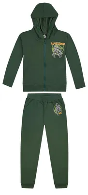 Produktbild von Kinder Jogginganzug Jurassic World Jungen Jogging-Hose + Hoodie-Jacke, Größe:116