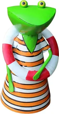 Produktbild von Zaunhocker Frosch mit Rettungsring