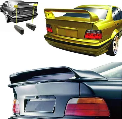 Produktbild von Heckspoiler Spoiler Kofferraum 2in1 Class II 2 GT M-Technik paßt für BMW 3er E36