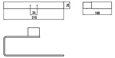 Produktbild von Emco 055501600 Handtuchring loft 01600