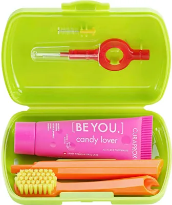 Produktbild von Curaprox 73360686, Zahnbürsten-Set, Kind, Grün, 1 Stück(e), 95 mm, 60 mm