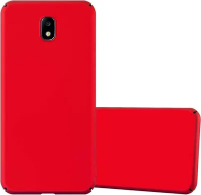 Produktbild von Cadorabo Hülle für Samsung Galaxy J5 2017 Schutzhülle in Rot Hard Case Handy Hülle Etui