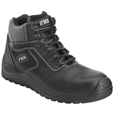 Produktbild von FHB WILFRIED S3 Schürstiefel ISO 20345-2011-S3 HRO schwarz Gr. 43