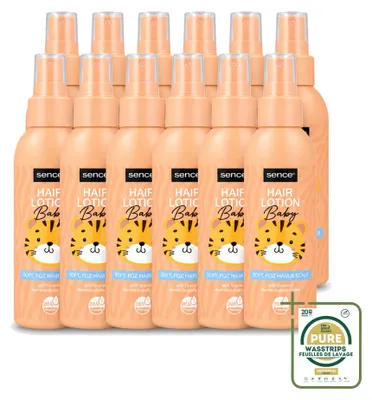 Image de 12 flacons de lotion pour bébé Sence – Nourrissante – 150 ml – Pack économique – 12 pièces