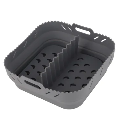 Obrázok produktu pre Štvorcová silikónová forma na pečenie pre teplovzdušné fritézy so silikónovou podložkou