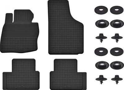 Produktbild von Gummimatten Mit Stoppern Für: Jaguar E-Pace (2017-) Schwarz Set
