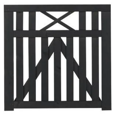 Produktbild von Plus Zauntor Vinesse 100 x 98 cm schwarz
