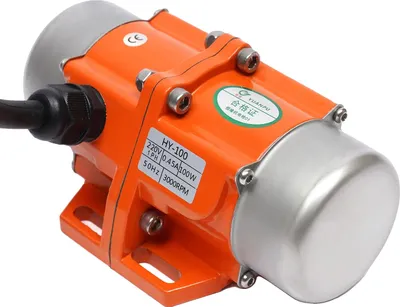 Zdjęcie produktu dla Silnik wibracyjny, moc znamionowa 100 W, napięcie znamionowe 220 V, prędkość obrotowa 3000 obr./min, prąd 1,3 A, siła 50 kg