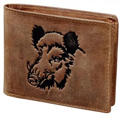 Obrázok produktu pre Vintage kožená taška "Wild Boar" (hnedá), 2-dielna