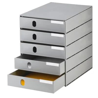 Produktbild von Styro - Ladenbox Val 5ldn Gray geschlossen | 1 Stück