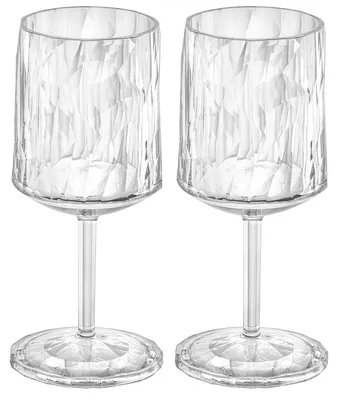 Immagine prodotto di Set di 2 bicchieri da vino infrangibili da 200 ml con manico