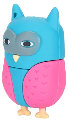 Image de Clé USB « Cartoon U Disk » en forme de chouette colorée, dispositif de stockage flash haute vitesse, 16 Go