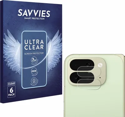 Produktbild von 6x Für Google Pixel 10 Pro Fold (NUR Kameraschutz) Schutzfolie Savvies Displayschutz Display Schutz Folie Klar Transparent