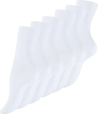 Produktbild von Cotton Prime® Gesundheitssocken 6 Paar, ohne Gummibund 39-42 weiss