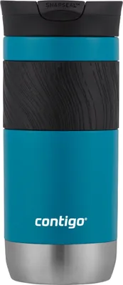 A product shot of a Contigo travel mug.