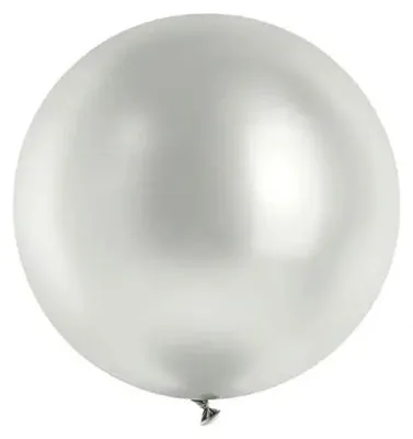 Produktbild von PartyDeco GS24-018-1, Spielzeugballon, Silber, 60 cm, 1 Stück(e)