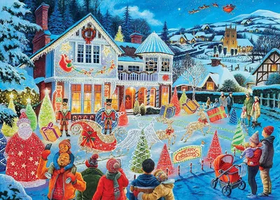 Produktbild von RAVENSBURGER Weihnachtshaus Puzzle 1000 Teile