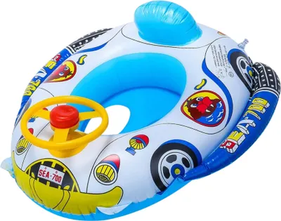 Obrázek produktu pro Dětské pontonové auto s volantem 62x44x25cm, options_color: []