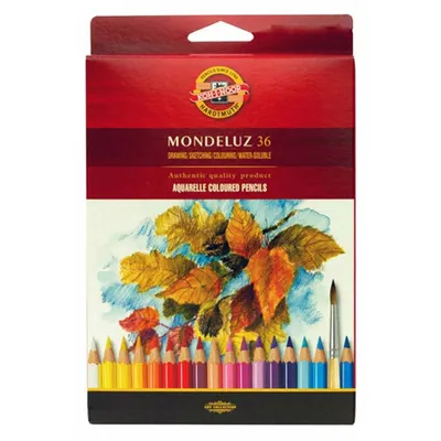 Produktbild von KOH-I-NOOR Aquarellstifte Mondeluz 3719 - 36 Stück