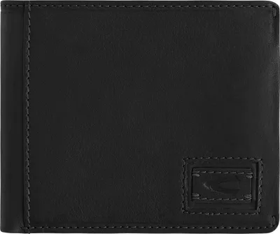 Produktbild von camel active Scheintasche Geldbörse Herrenbörse querformat, Leder schwarz black dust