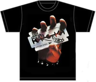 Produktbild von Judas Priest British Steel Black XL T-Shirt
