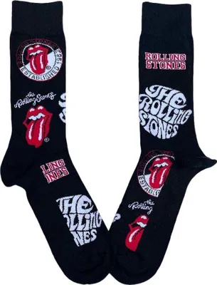 Obrázek produktu pro The Rolling Stones Logos Black 40-45 Ponožky