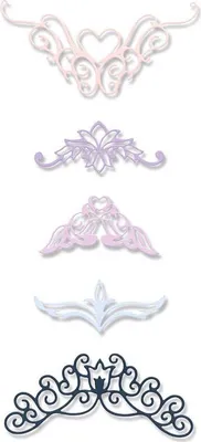 Produktbild von SIZZIX Stanzform Präge Stanzschablone Cutting Die, Fanciful Corners by Jennifer Ogborn