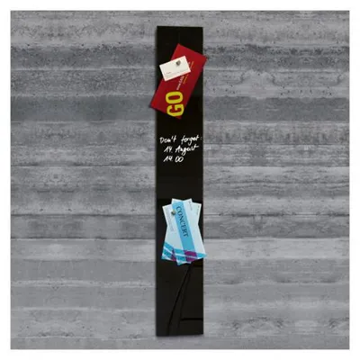 Immagine prodotto di SIGEL GL100 Lavagna magnetica in vetro Artverum - nero, 12 x 78 cm