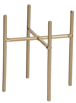 Produktbild von Mica Decorations Pflanzenstander - Metall - gold - H12 x B10 cm