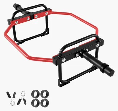 Produktbild von SucceBuy Hexagon-Hantelstange für Gewichtheben und Krafttraining, 50 mm Durchmesser, 240 kg Belastbarkeit, ideal für Kniebeugen, Kreuzheben und Schulterdrücken im Heimfitnessstudio, Rot