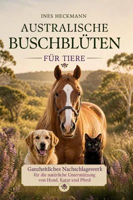 Produktbild von Australische Buschblüten für Tiere - Ganzheitliches Nachschlagewerk für Hund, Katze und Pferd: Wirkung, Auswahl und Anwendung von über 70 Essenzen mit